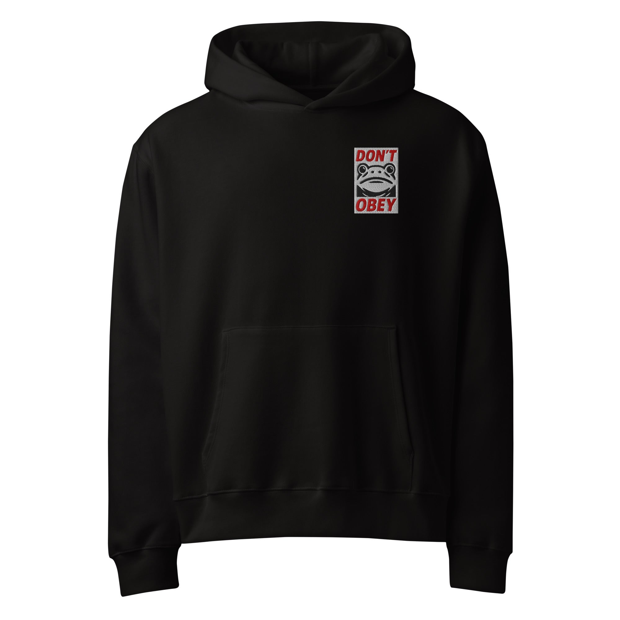 Oversized Heavyweight "DON'T OBEY" Hoodie